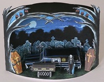 THE ORIGINAL 13 PIECE HEARSE PLAYSET