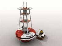 Tsunami Detection Buoy Papercraft