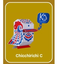 papertoy-chicchirichi c