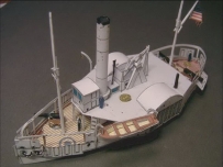 美國內戰時期船模Converted Lightship Tender Coeur de Lion