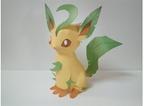 Pokemon Leafeon Papercraft 葉精靈