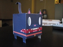 cubecat paper toy