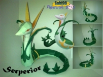 No.497 Serperior 君主蛇 By Sabi96