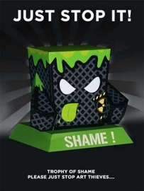 Trophy of Shame Paper Toy