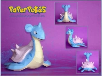 Pokemon - Lapras Papercraft 2 乘龍