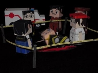 Crime Scene Papertoys