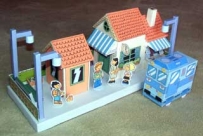 Littletown Train Station Papercraft