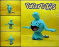 Pokemon Wynaut Papercraft 小果然