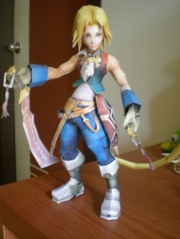 Dissidia - Final Fantasy: Zidane Tribal Papercraft