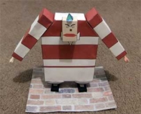 Tweedle Dee Papercraft (American McGee's Alice)