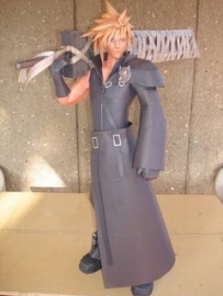 Kingdom Heart Papercraft - Cloud Strife