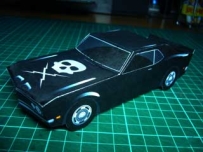 1970 Chevy Nova Car Papercraft "Death Proof"