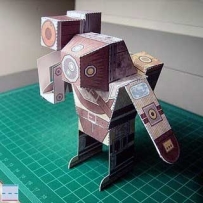 BioShock 2 - Rumbler Big Daddy Papercraft